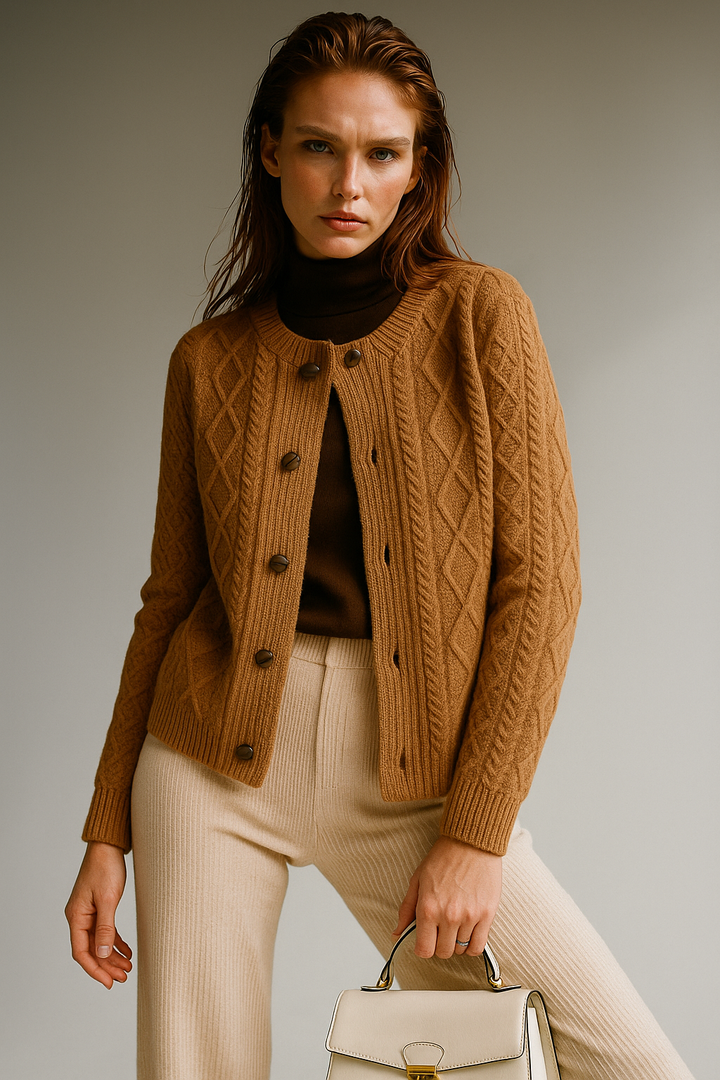 Cardigan Claire cu împletitură