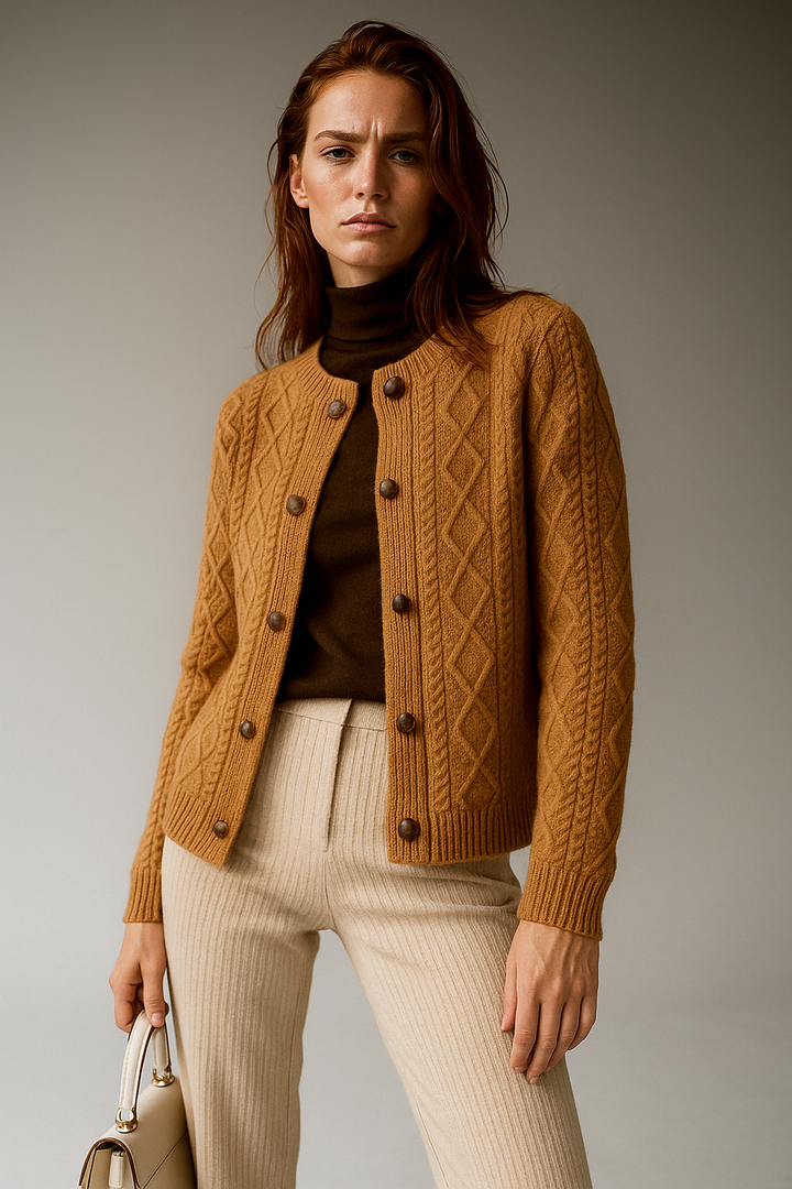 Cardigan Claire cu împletitură