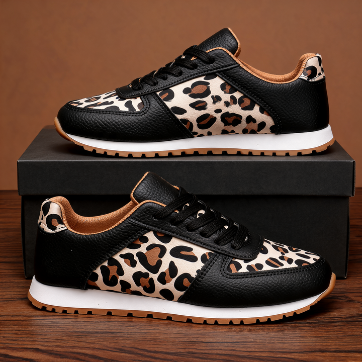Sneakers Serengeti cu imprimeu leopard