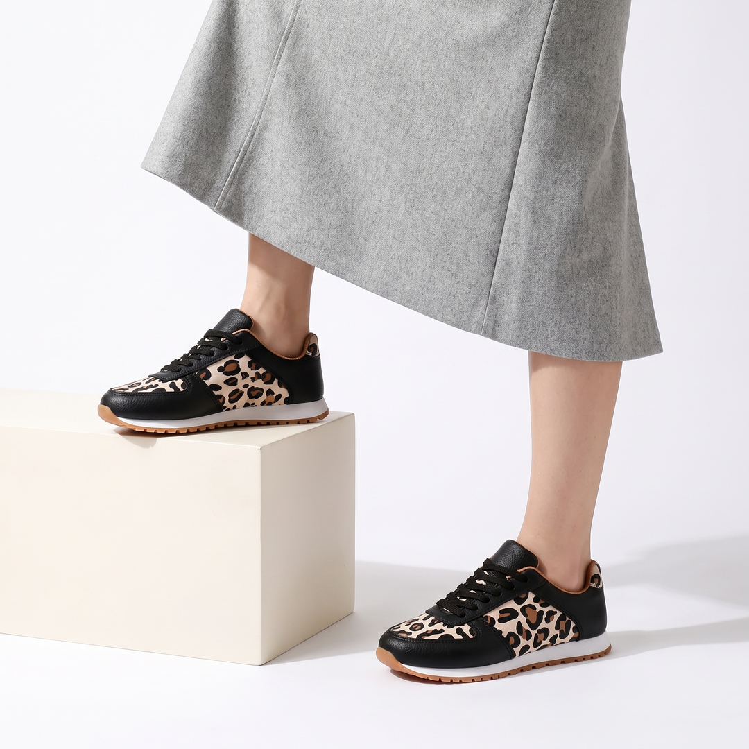 Sneakers Serengeti cu imprimeu leopard
