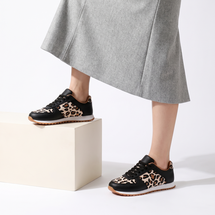 Sneakers Serengeti cu imprimeu leopard